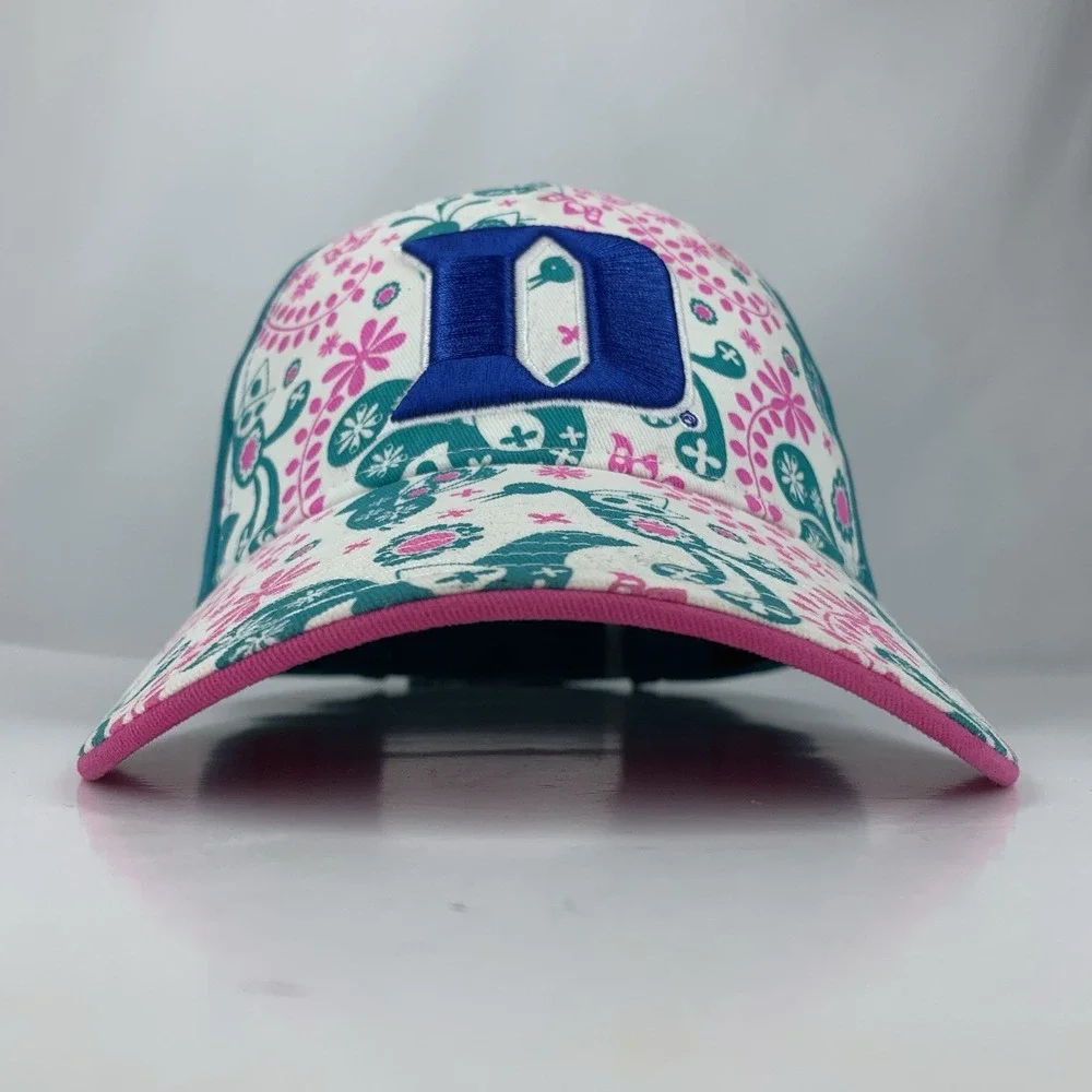Duke Blue Devils YOUTH Hat Teal Pink Adjustable '47 Kids Baseball Cap